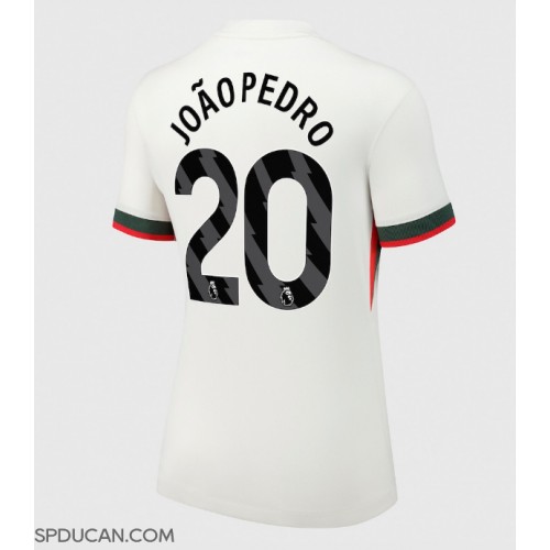 Zenski Nogometni Dres Chelsea Joao Pedro #20 Gostujuci 2025-26 Kratak Rukav